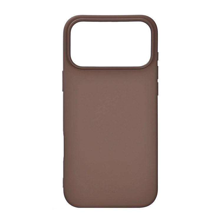 ONSALA iPhone 17 Pro Max Mobilskal med Silikonkänsla - Choklad | 2353 | AlltMobil