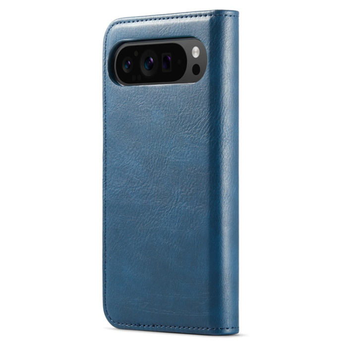 DG.MING - DG.MING Google Pixel 10 Pro XL Plånboksfodral Split Läder - Blå