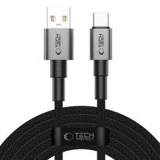 Tech-Protect - Tech-Protect USB-A Till USB-C kabel Ultraboost 300CM 15W - Grå