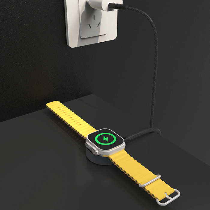 Dudao - Dudao Trådlös Laddare för Apple Watch 1.2m Kabel - Svart