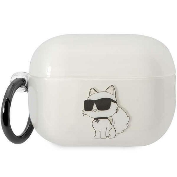 Karl Lagerfeld Airpods Pro 2 Skal Ikonik Choupette - Transparent | 2353 | AlltMobil
