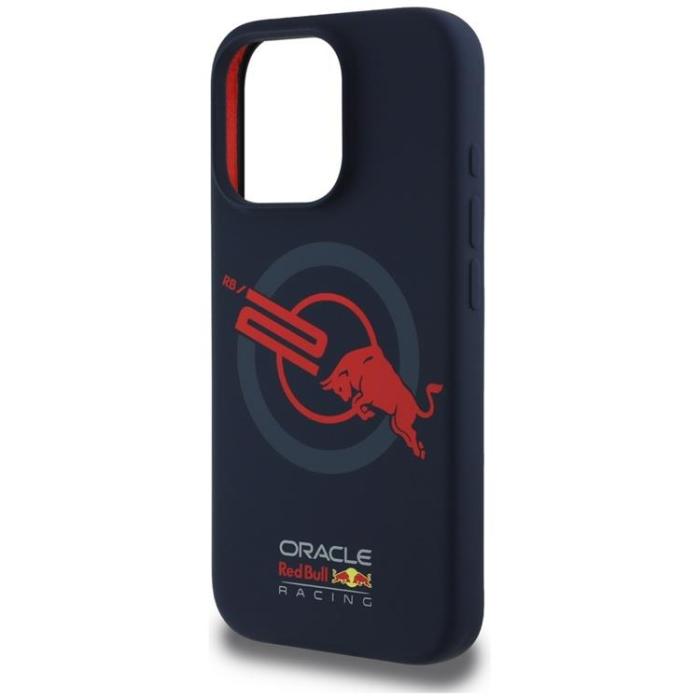 Red Bull - Red Bull iPhone 16 Pro Max Mobilskal MagSafe HC Silikon Red Lining ORB20 - Navy