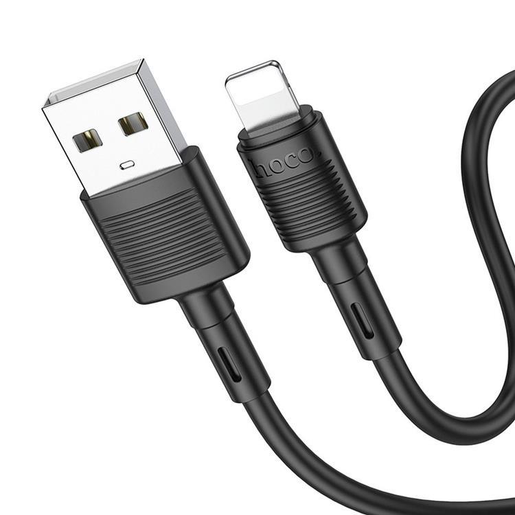 Hoco USB-A Till Lightning Kabel 1m - Svart | 3541 | AlltMobil