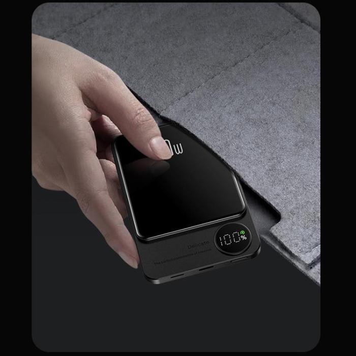 SUIDDY - SUIDDY PD20W Magsafe Trådlös Powerbank 10000mAh - Grön