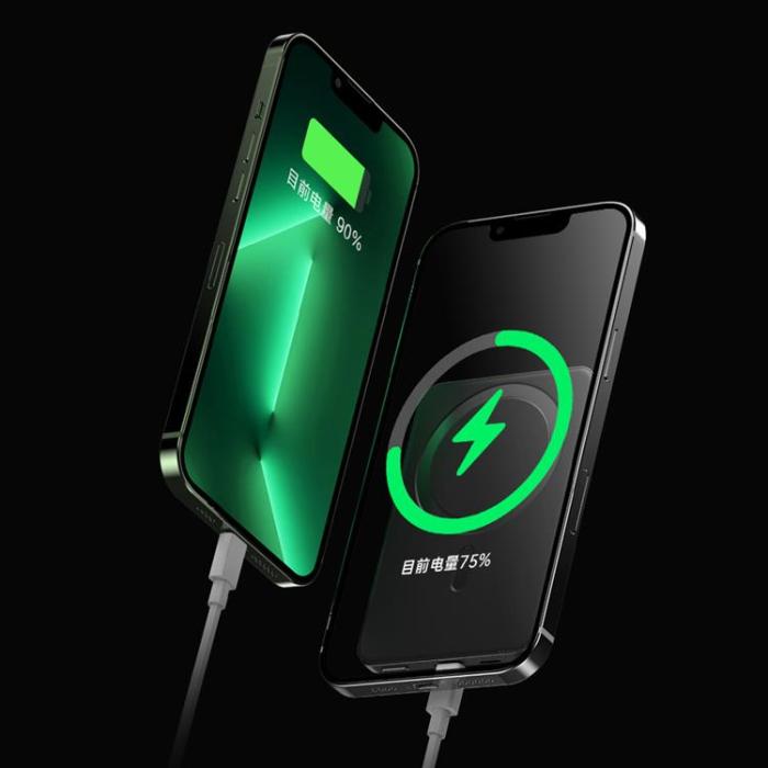 SUIDDY - SUIDDY PD20W Magsafe Trådlös Powerbank 10000mAh - Grön