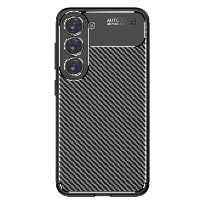 A-One Brand - Galaxy S23 Skal Carbon Fiber Texture - Svart