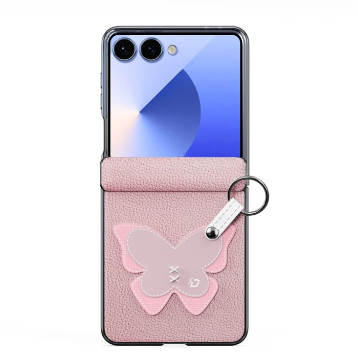 Dux Ducis - DUX DUCIS Galaxy Z Flip 7 Mobilskal Ringhållare Luvy - Rosa