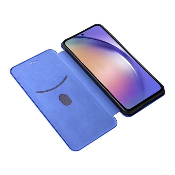 OEM - Mobilskal till Samsung Galaxy A57 PU Läder Drop-Skydd - Blå