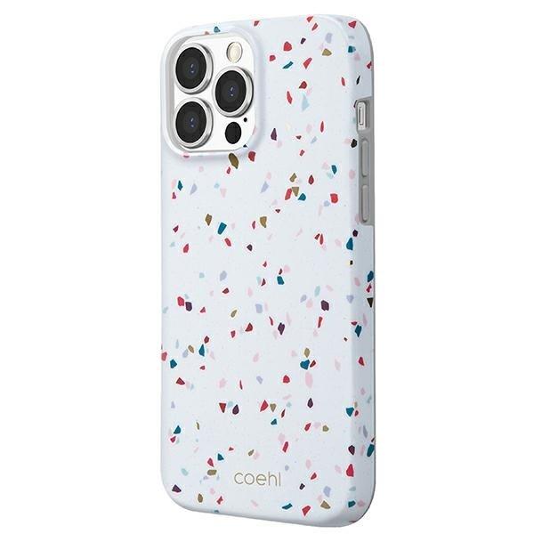 UNIQ Coehl Terrazzo Skal iPhone 13 / 13 Pro - Vit | 2353 | AlltMobil