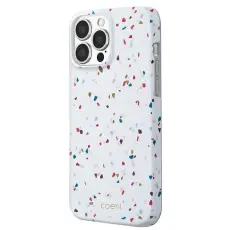 UNIQ - UNIQ Coehl Terrazzo Skal iPhone 13 / 13 Pro - Vit