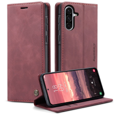 Caseme - CASEME Galaxy A56 5G Plånboksfodral 013 Series Läder - Röd