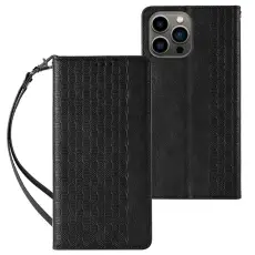 OEM - Galaxy S23 Plånboksfodral Magnet Strap - Svart