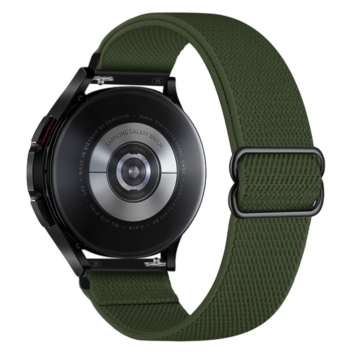 OEM - Galaxy Watch 6 (44mm) Armband Elastic - Mörkgrön