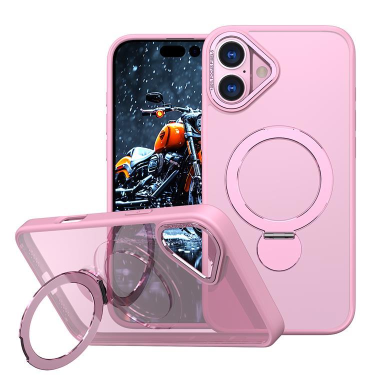 iPhone 16 Mobilskal MagSafe Rotating Kickstand (Rosa) | 2353 | AlltMobil