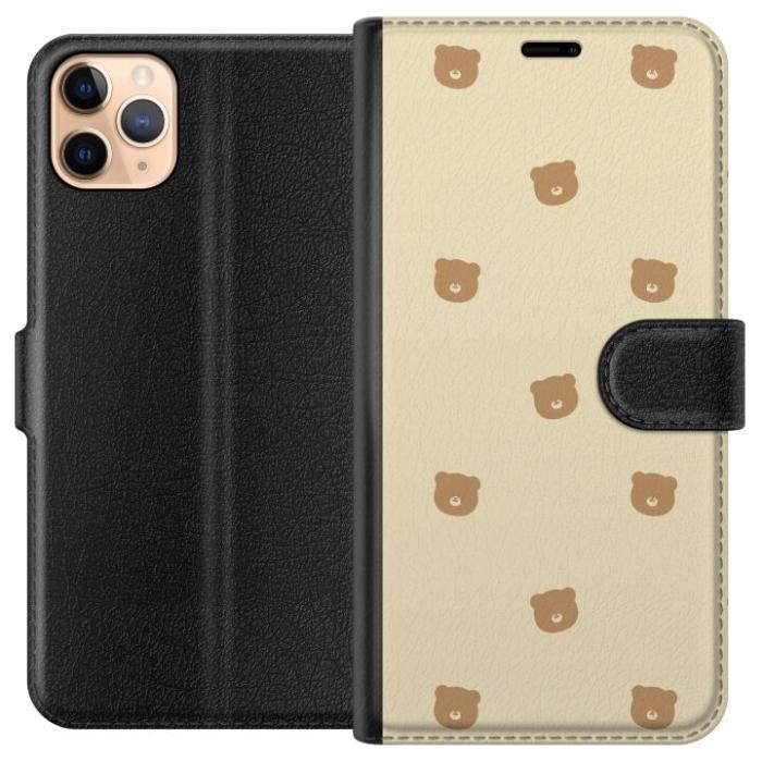 iSecrets - Plånboksfodral till Apple iPhone 11 Pro Max med Björnmönster