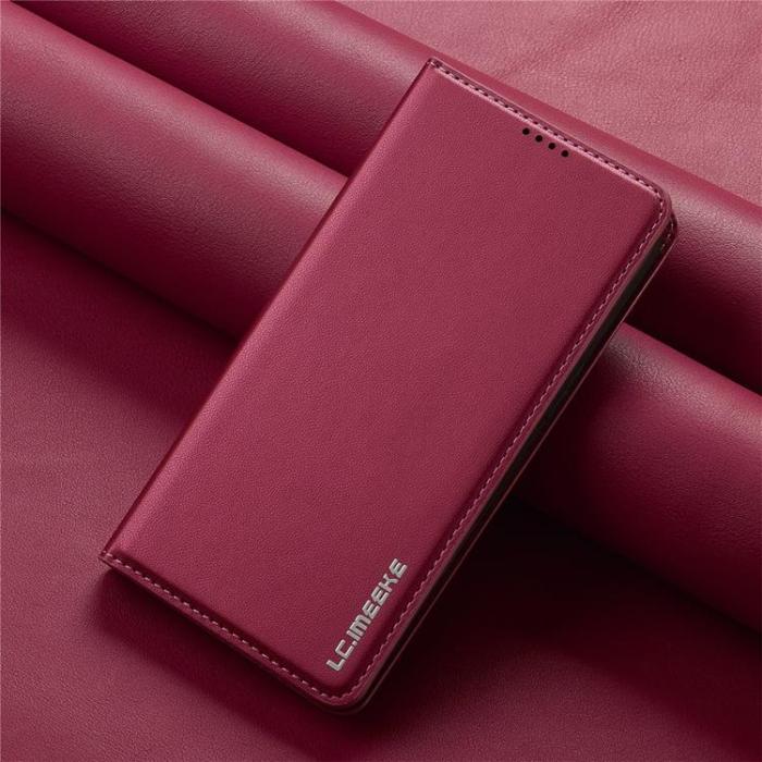 LC.imeeke - LC.IMEEKE iPhone Air Plånboksfodral PU Läder - Röd