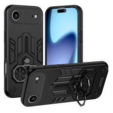 A-One Brand - iPhone 17 Air Mobilskal Ringhållare Kickstand - Svart