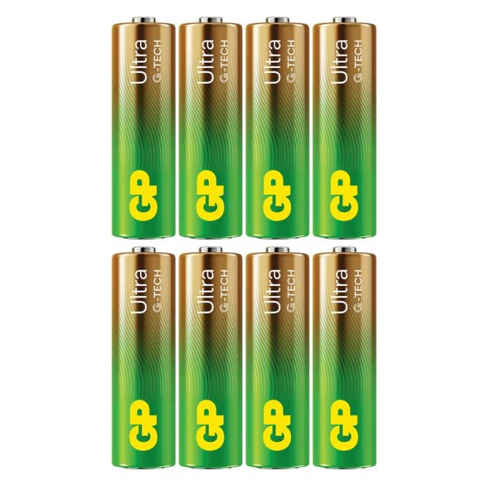 GP - GP Batteri Ultra Alkaline AA LR6 8-Pack