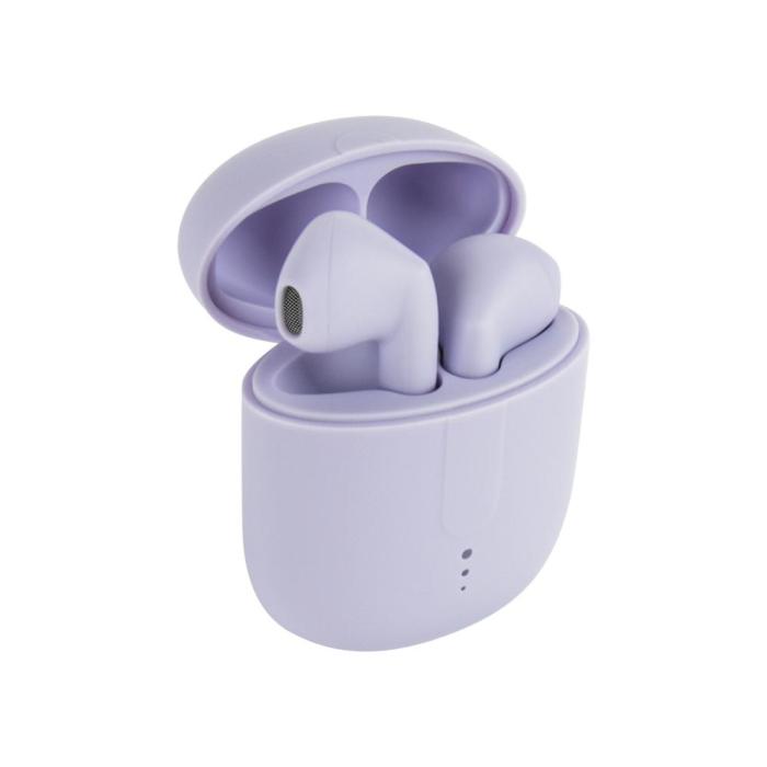 OEM - Setty Bluetooth TWS-hörlurar med laddningsfodral Lila