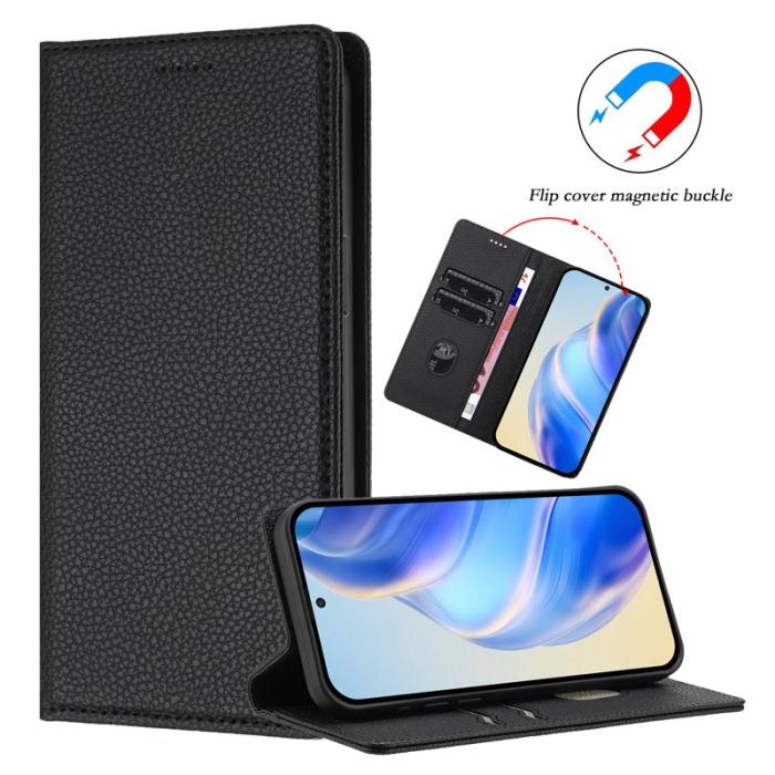OEM - Plånboksfodral för Samsung Galaxy S26 Plus RFID Blocking Konstläder - Svart