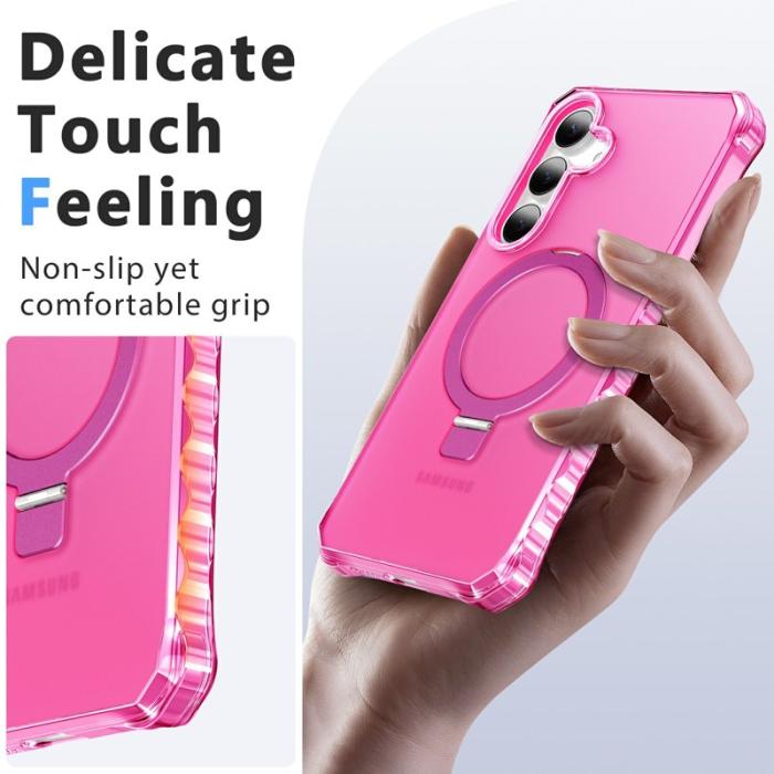 OEM - Mobilskal för Samsung Galaxy S26 Plus Magnetiskt Kickstand - Rosa