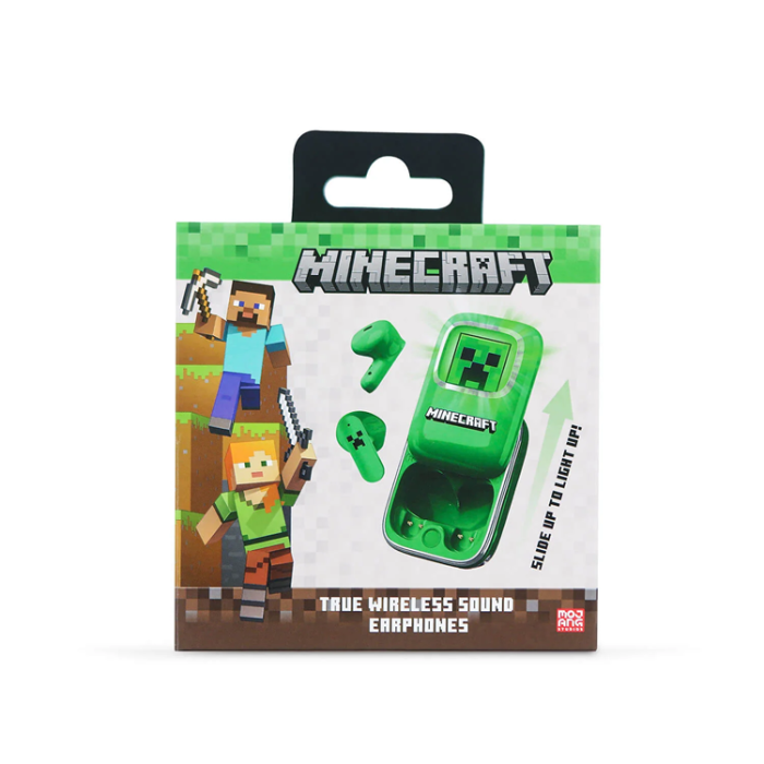 Minecraft - MINECRAFT TWS In-Ear Hörlurar Slide - Grön