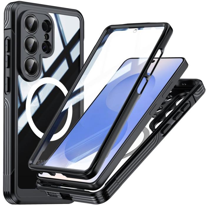 OEM - Mobilskal för Samsung Galaxy S26 Ultra Magnetiskt PC + TPU - Svart