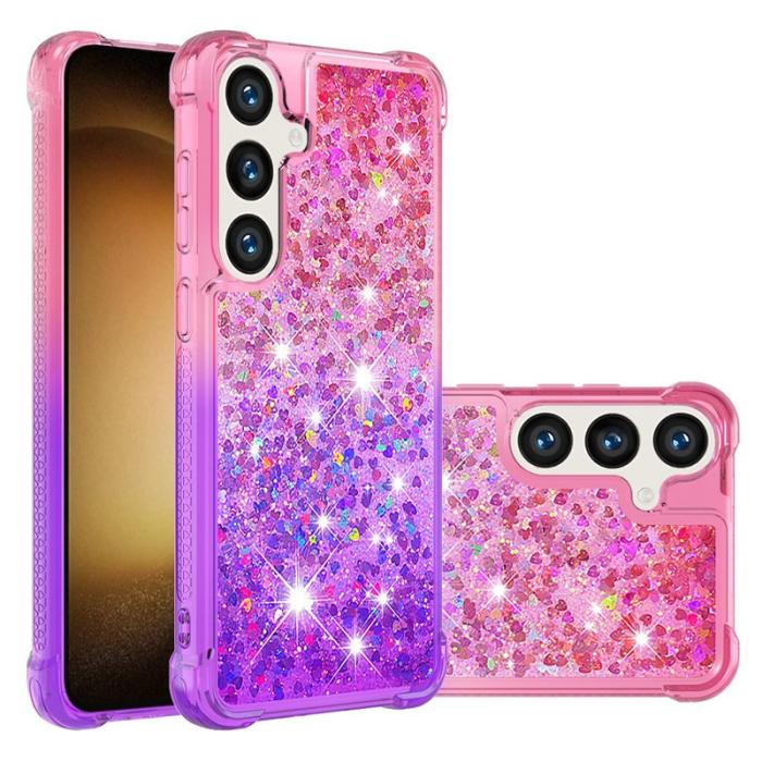 OEM - Mobilskal för Samsung Galaxy S26 Plus TPU Gradient - Ljuslila-Rosa