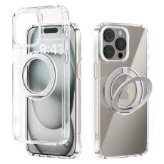ABEEL - ABEEL Q-LUCK Mobilskal till iPhone 13 Pro Max Shockproof Silver