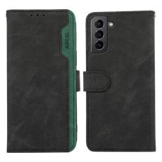 ABEEL - ABEEL Pl&aring;nboksfodral f&ouml;r Samsung Galaxy S21 5G / S21 4G - Svart