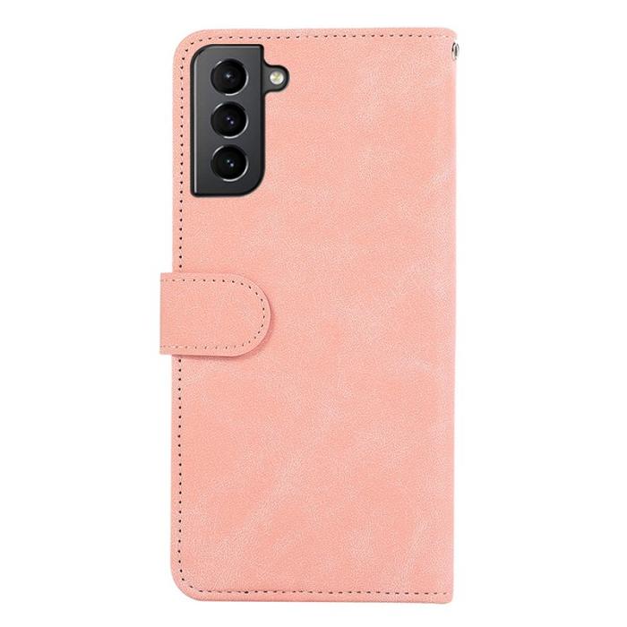 ABEEL - ABEEL Plånboksfodral för Samsung Galaxy S21 5G / S21 4G - Rosa