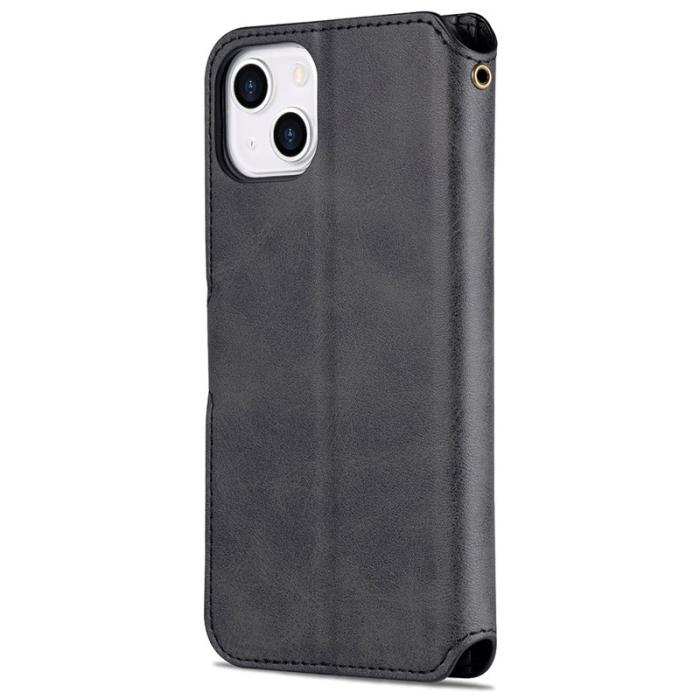 AZNS - AZNS iPhone 13 Plånboksfodral Konstläder - Svart