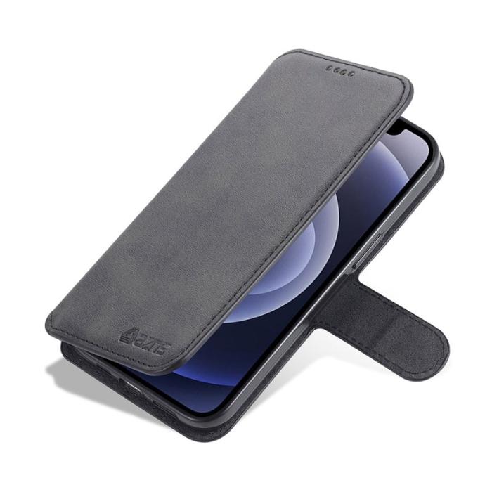 AZNS - AZNS iPhone 13 Plånboksfodral Konstläder - Svart