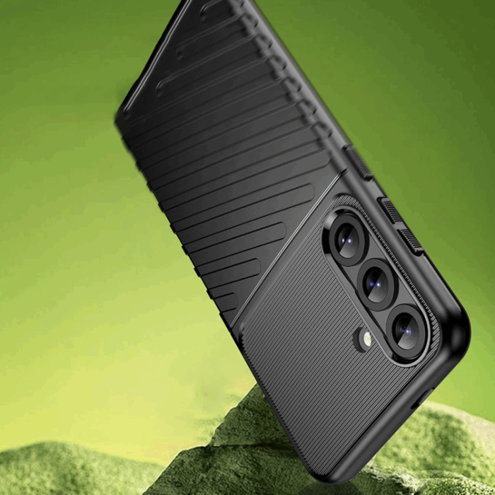 OEM - Galaxy S25 Mobilskal Thunder Armored - Svart