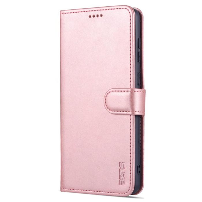 AZNS - AZNS Samsung Galaxy A73 Plånboksfodral Konstläder - Roséguld