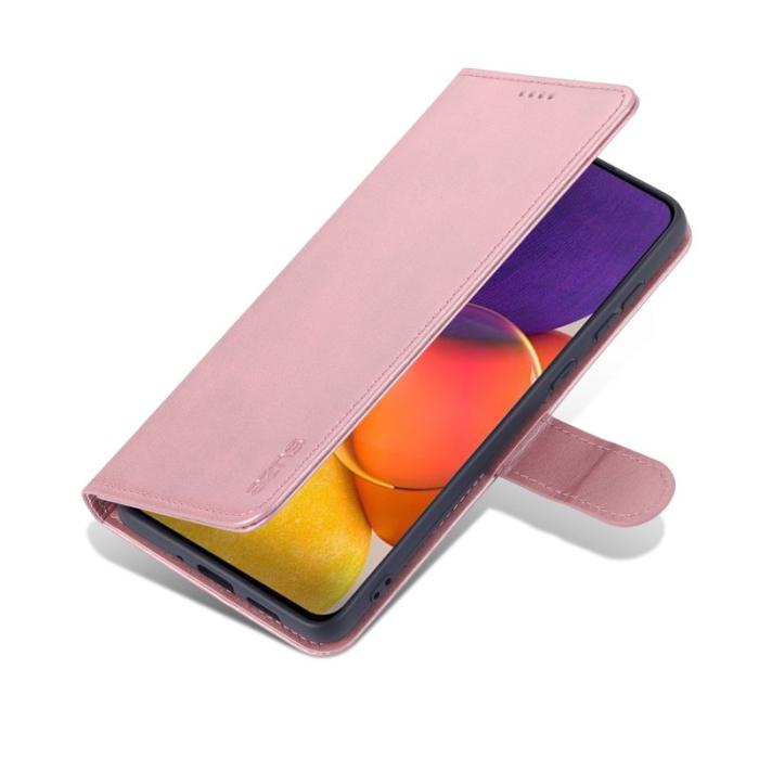 AZNS - AZNS Samsung Galaxy A73 Plånboksfodral Konstläder - Roséguld