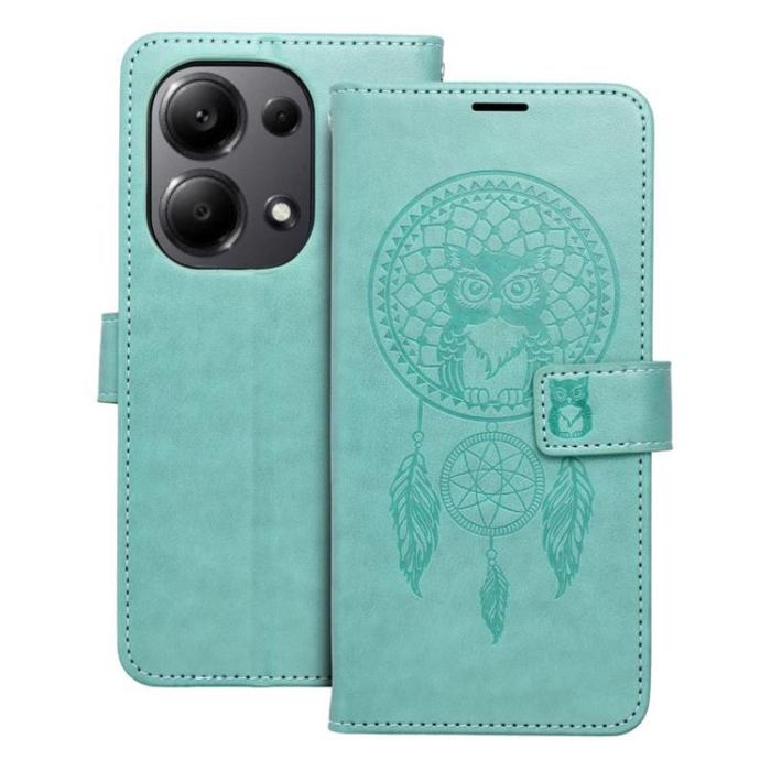 OEM - Xiaomi Redmi Note 13 Pro 4G Plånboksfodral Mezzo - Grön