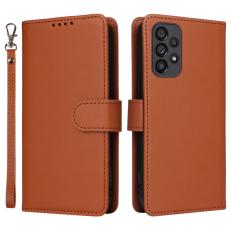 BETOPNICE - BETOPNICE Samsung Galaxy A73 5G Pl&aring;nboksfodral Konstl&auml;der - Brun