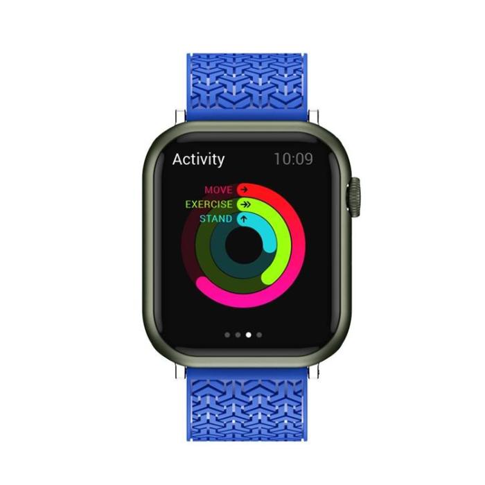 OEM - Apple Watch 2/3/4/5/6/7/SE (38/40/41mm) Armband - Blå