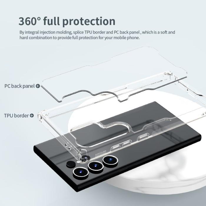 Nillkin - NILLKIN Nature Pro Series Mobilskal till Samsung Galaxy S24 Ultra Transparent