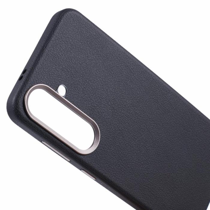 X-Level - X-LEVEL Mobilskal till Galaxy S25 MagSafe PU Läder Hård PC Svart