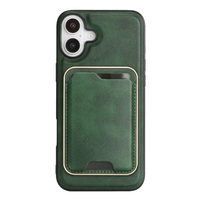 A-One Brand - iPhone 17 Mobilskal Magsafe korthållare - Grön