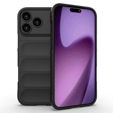 Amorus - AMORUS iPhone 17 Pro Mobilskal Shockproof TPU Rugged - Svart