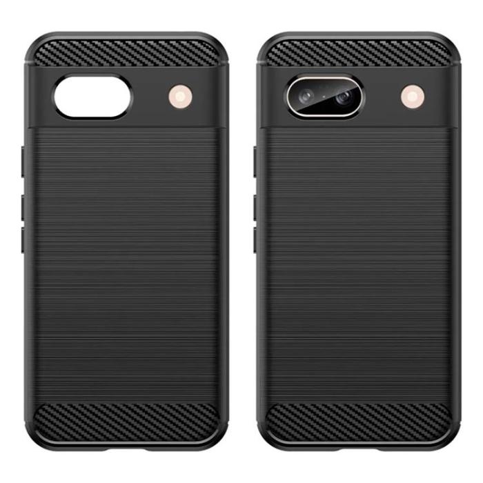 Taltech - Google Pixel 8A Mobilskal Carbon Fiber - Svart