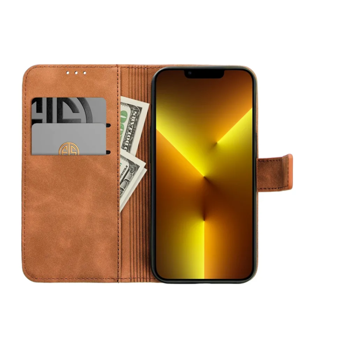 OEM - Xiaomi Redmi 13C/Poco C65 Plånboksfodral Tender - Brun