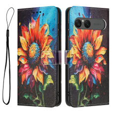 A-One Brand - Sony Xperia 10 VII Plånboksfodral Pattern Printing - Sunflower