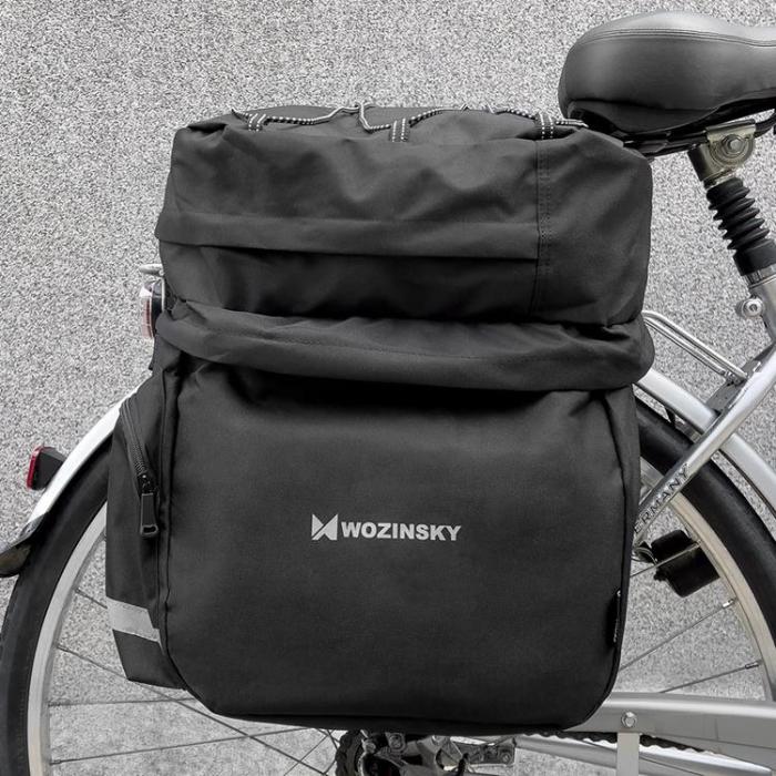 Wozinsky - Wozinsky Cykel Bagageväska bak med flaskväska och rem 60L