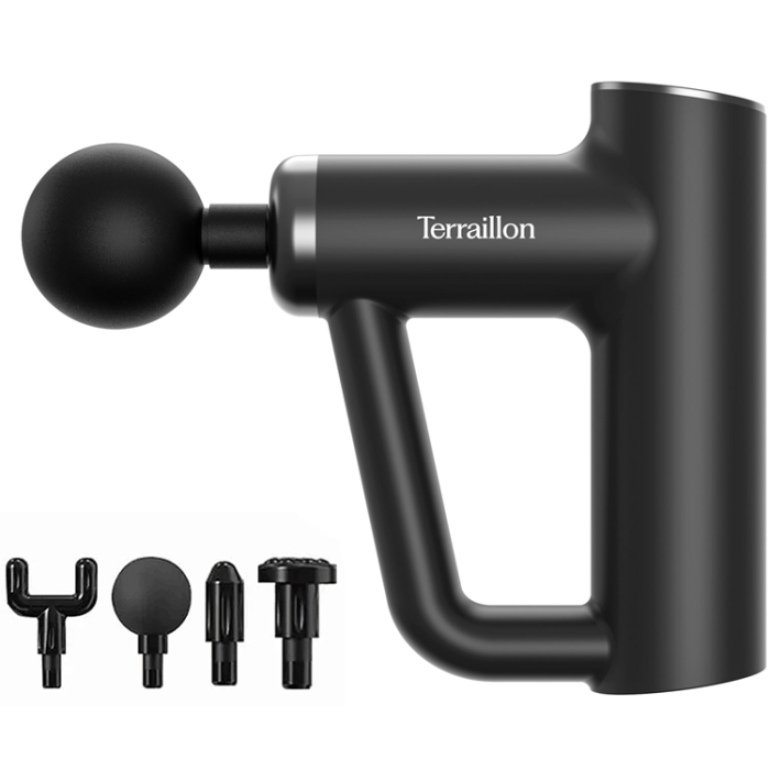 Terraillon - Terraillon Massagepistol Fitness Massager 4st tillbehör & USB-C