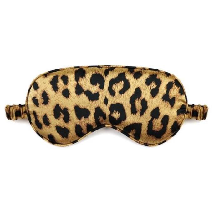 A-One Brand - Bekväm Silky Sovmask/Ögonmask - Leopard