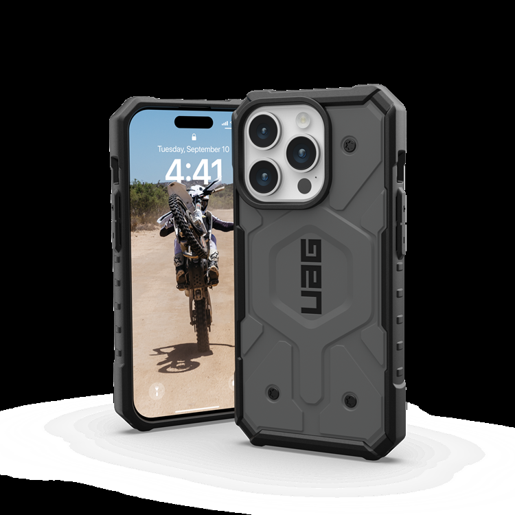 UAG iPhone 15 Pro Mobilskal Magsafe Pathfinder - Silver | 2353 | AlltMobil
